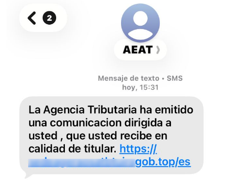 sms fraudulento