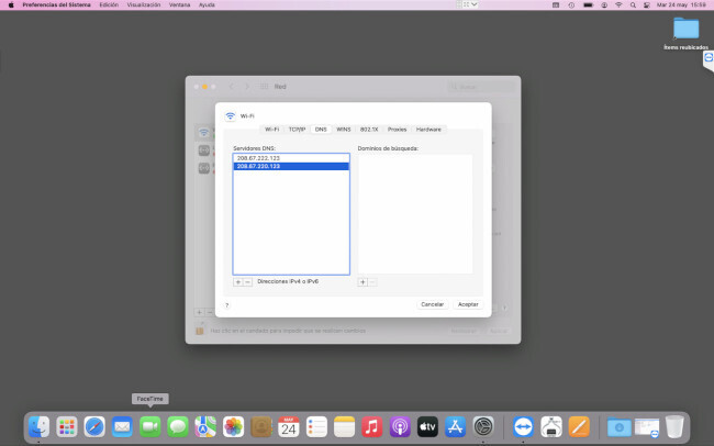 FamilyShield Configuración MacOS