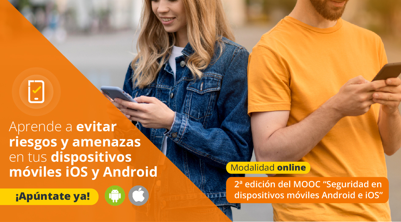 Imagen decorativa - Vuelven los cursos online sobre seguridad en dispositivos móviles iOS y Android, ¡apúntate ya!