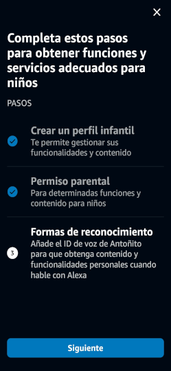 Configuración Alexa