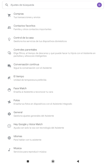 Configuración Google