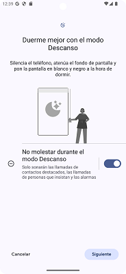 Modo descanso Android