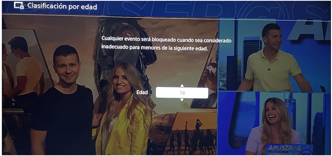 Clasificación por edad Android TV