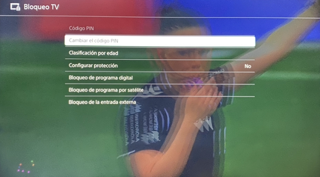 Ajustes de bloqueo Android TV