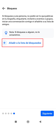 Bloqueos Facebook