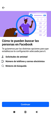 Cómo te pueden buscar las personas Facebook