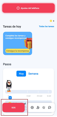 Botón SOS Family Locator