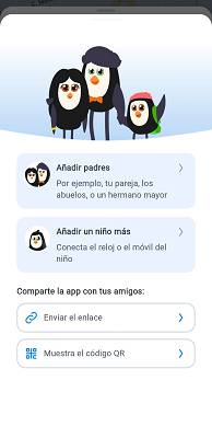 Creación de grupos Family Locator