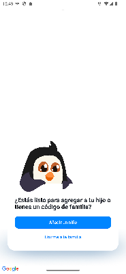 Añadir un niño FindMyKids