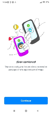 Comenzar a configurar la aplicación FindMyKids