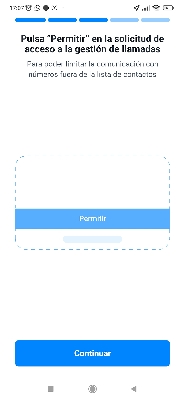 Permitir el acceso a llamadas FindMyKids