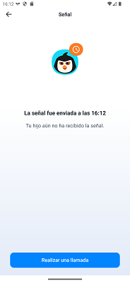 Recordatorio señal fuerte FindMyKids
