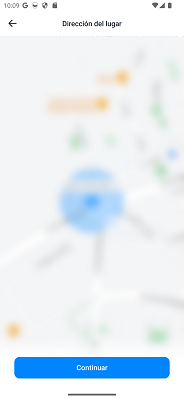 Dirección del lugar FindMyKids