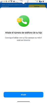 Añadir número de teléfono de tu hijo FindMyKids