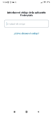Código de la aplicación FindMyKids