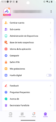 Cuenta FamiSafe