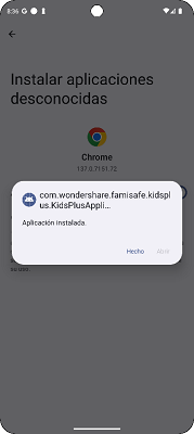 Permiso instalación FamiSafe