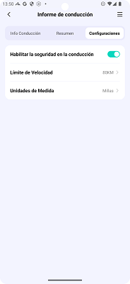 Informe de conducción FamiSafe