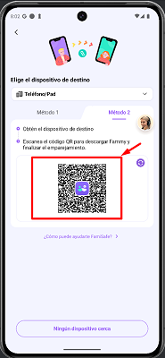 Introducir código QR FamiSafe