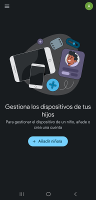 Gestión de dispositivos de menores Google Family Link