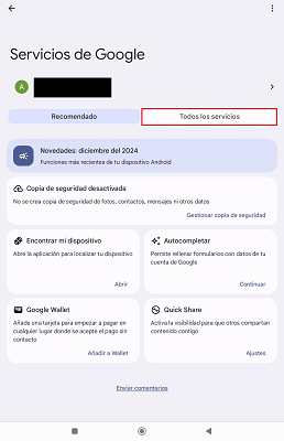 Servicios de Google Family Link