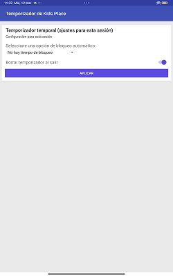 Configuración KidsPlace
