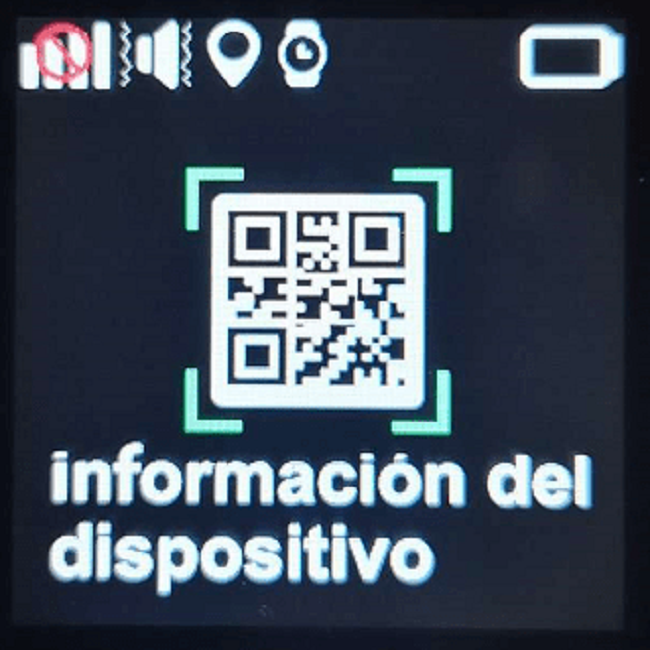 Código QR de información del dispositivo Leotec Kids Way GPS Setracker