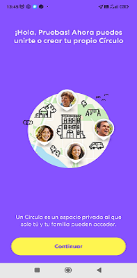 Creación de círculo Life360