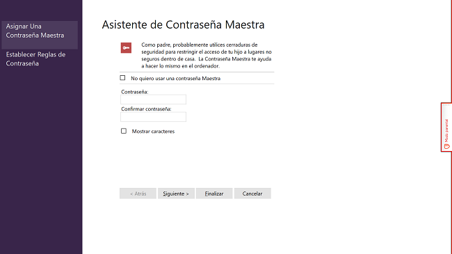 Contraseña maestra Magic Desktop