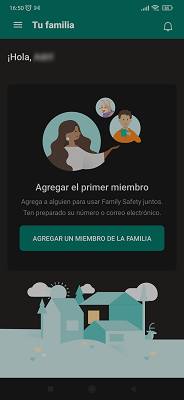 Agregar un miembro de la familia Microsoft