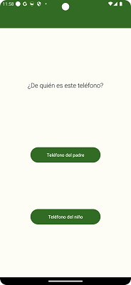 Selección de teléfono MMGuardian