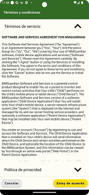 Términos de servicio MMGuardian