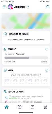 Pantalla de inicio OurPact