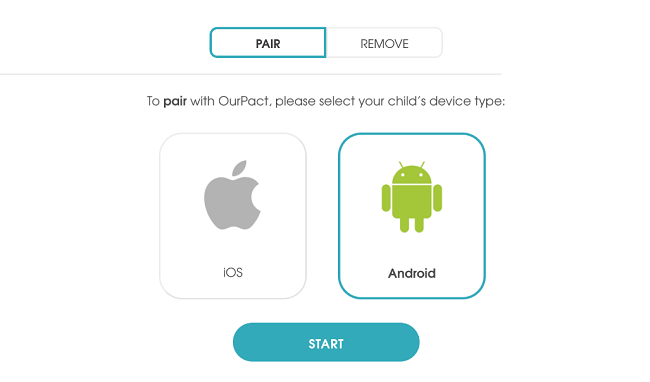Elección de sistema operativo OurPact