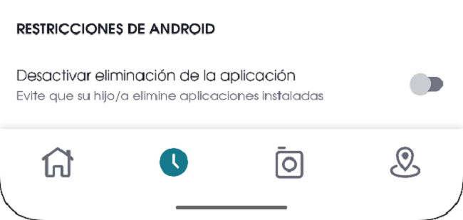 Restricciones de Android OurPact