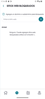 sitios web bloqueados OurPact