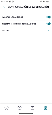 Configuración de la ubicación OurPact