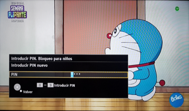 Introducir PIN Panasonic