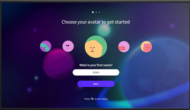 Elegir perfil adaptado a menores Samsung