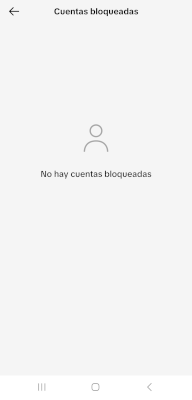 Cuentas bloqueadas de TikTok