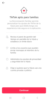 TikTok apto para familias