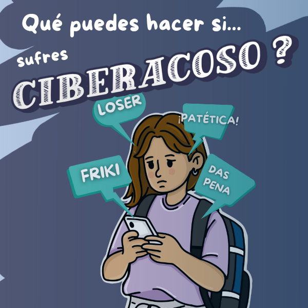 ¿Qué puedo hacer si sufro ciberacoso?