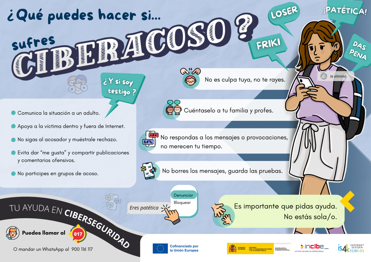 ¿Qué hacer si sufres ciberacoso?
