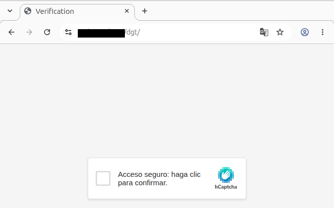 Check de verificación de acceso