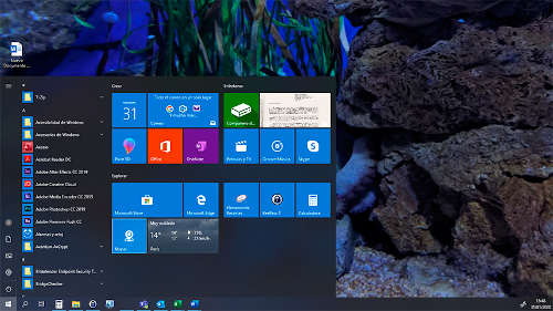 Menu Windows 10