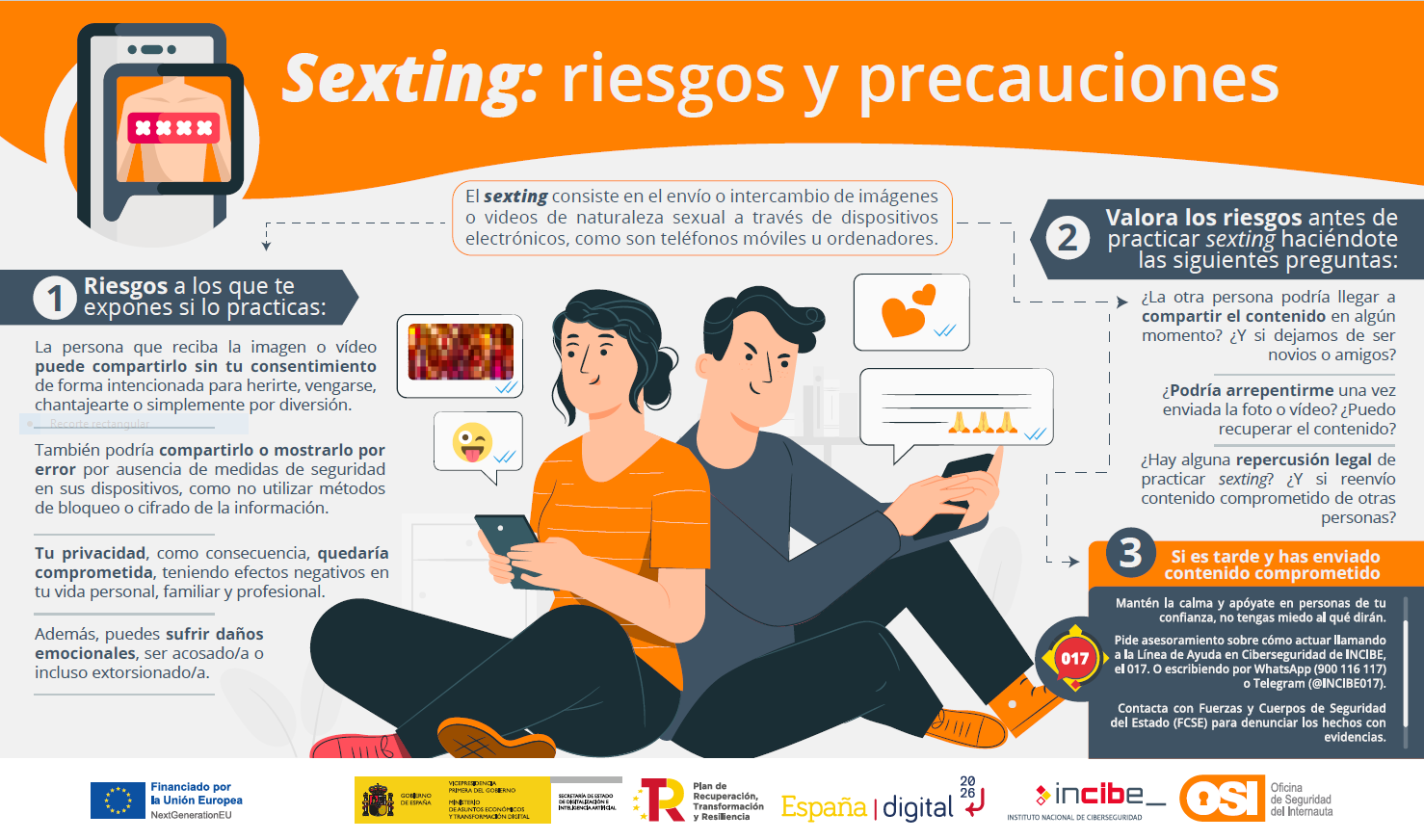 Sexting Riesgos Y Precauciones Ciudadanía Incibe 1310