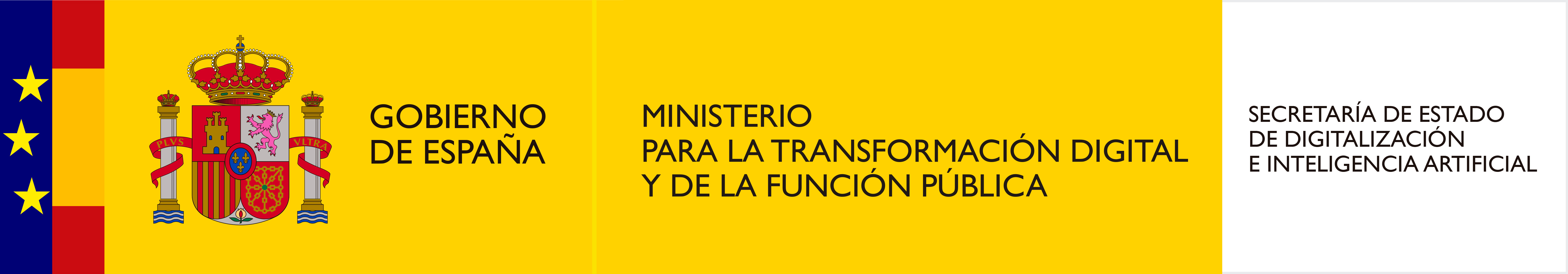 Gobierno de España. Ministerio para la transformación digital y de la función pública. Secretaría de estado de digitalización e inteligencia artificial