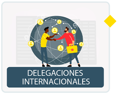 Delegaciones internacionales